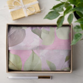 パステルウォーターカラーフローラブーケデクページ 薄葉紙 (ギフト)