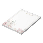 パステルウォーターカラーフローラメモ帳 ノートパッド (回転)