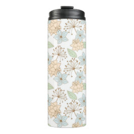 パステルウォーターカラーフローラルパターン タンブラー