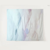 パステルウォーターカラーマウンテンズランドスケープタペストリー タペストリー (正面(横))