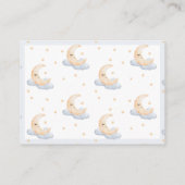 パステルウォーターカラームーン&スターズブックスベビー エンクロージャーカード (裏面)