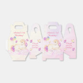 パステルウォーターカラーユニコーン&バルーン誕生日 フェイバーボックス (折り畳みなし)