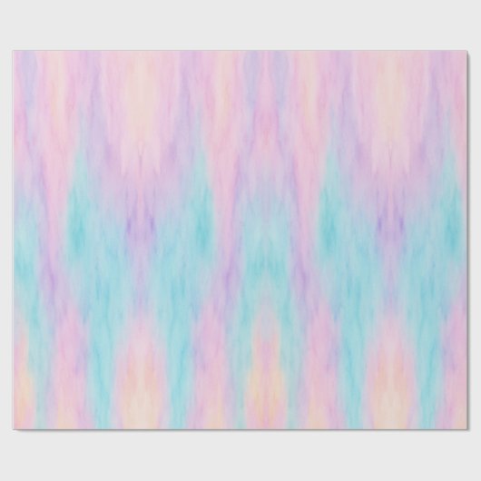 パステルウォーターカラーラッピング紙 ラッピングペーパー (フラット)