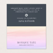 パステルウォーターカラーリップディストリビューターのヒント&トリック 名刺 (外部フラット)