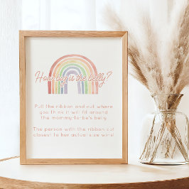 パステルウォーターカラーレインボーどのように大きいベリーゲーム ポスター