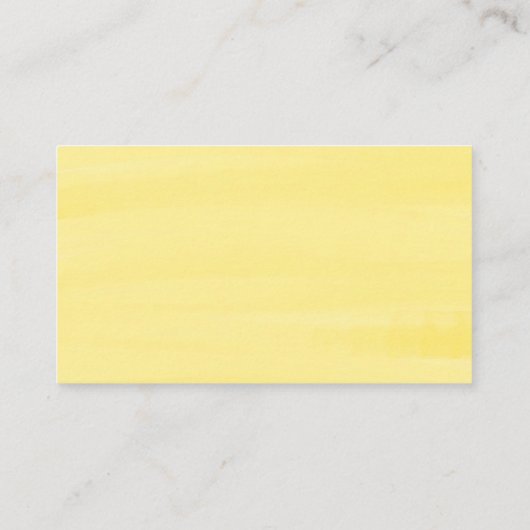 パステルウォーターカラーレモンサマーディスプレイシャワー エンクロージャーカード (裏面)