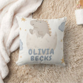 パステルウォーターカラー例示的ベビーシャワー クッション (ブランケット)