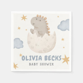 パステルウォーターカラー例示的ベビーシャワー スタンダードカクテルナプキン