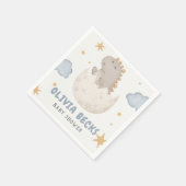 パステルウォーターカラー例示的ベビーシャワー スタンダードカクテルナプキン (角)