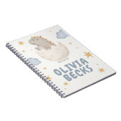 パステルウォーターカラー例示的ベビーシャワー ノートブック (右側)
