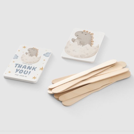 パステルウォーターカラー例示的ベビーシャワー ハンドファン (組立なし)