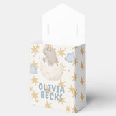 パステルウォーターカラー例示的ベビーシャワー フェイバーボックス (オープン)