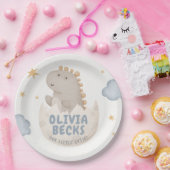 パステルウォーターカラー例示的ベビーシャワー ペーパープレート (パーティー)