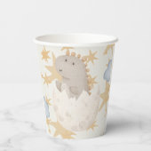 パステルウォーターカラー例示的ベビーシャワー 紙コップ (裏面)