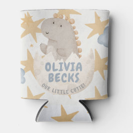 パステルウォーターカラー例示的ベビーシャワー 缶クーラー