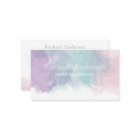 パステルウォーターカラー名刺