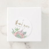 パステルウォーターカラー多肉植物誕生日サンキューユー フェイバータグ (インサイチュ)