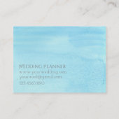 パステルウォーターカラー水平ストライプ 名刺 (裏面)