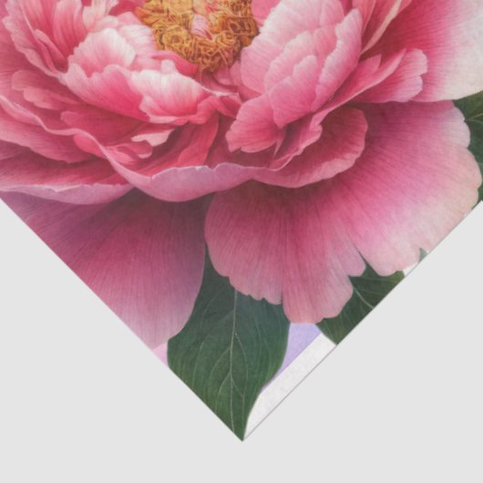 パステルウォーターカラー花模様&蝶デクページ 薄葉紙 (詳細)