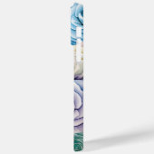 パステルウォーターカラー3-Dルックバラ Case-Mate iPhoneケース (裏面 / 左)