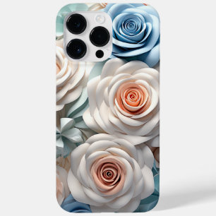 パステルウォーターカラー3-Dルックバラ Case-Mate iPhone 14 PRO MAXケース