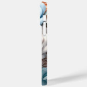 パステルウォーターカラー3-Dルックバラ Case-Mate iPhoneケース (裏面 / 左)