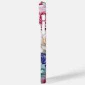 パステルウォーターカラー3-Dルックバラ Case-Mate iPhoneケース (裏面 / 左)