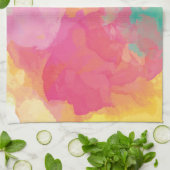 パステルウォーターカラー キッチンタオル (折り畳み)