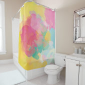 パステルウォーターカラー シャワーカーテン (インサイチュ)
