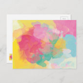 パステルウォーターカラー ポストカード (正面/裏面)