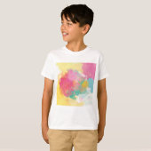 パステルウォーターカラー Tシャツ (正面フル)