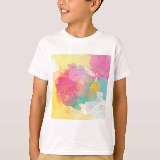 パステルウォーターカラー Tシャツ (正面)