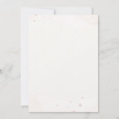 パステルウォーターモダンカ結婚ラー 招待状 (裏面)