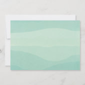 パステルウォーター結婚カラーズフォト招待状 招待状 (裏面)