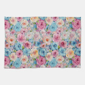 パステルウォーター色彩の鮮やかカラー キッチンタオル (横)