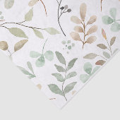 パステルウォーター葉カラーとベリー自然 薄葉紙 (詳細)