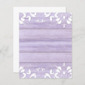 パステルウッドグレインアンドホワイトレーススクラップブック紙 (正面/裏面)