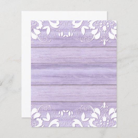 パステルウッドグレインアンドホワイトレーススクラップブック紙 (正面/裏面)