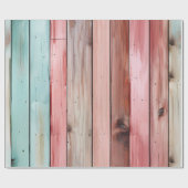 パステルウッドフロア ラッピングペーパー (フラット)