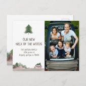 パステルウッドランド移動案内はがき 案内ポストカード (正面/裏面)