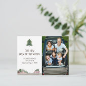 パステルウッドランド移動案内はがき 案内ポストカード (スタンド正面)