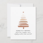 パステルエステティックおもしろいクリスマス シーズンカード (正面)