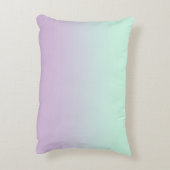 パステルエステティックミントと薄紫グラディエントグラデーション アクセントクッション (裏面(縦))