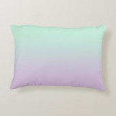 パステルエステティックミントと薄紫グラディエントグラデーション アクセントクッション (裏面)