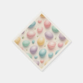 パステルエッグペーパーパーティー用ナプキン スタンダードカクテルナプキン (角)