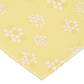 パステルエレガントイエローハニカムベビーシャワー テーブルクロス (アングル)