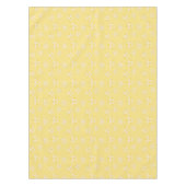 パステルエレガントイエローハニカムベビーシャワー テーブルクロス (正面)