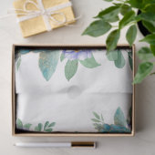 パステルエレガントウォーターカラーウミガメのデクページ 薄葉紙 (ギフト)