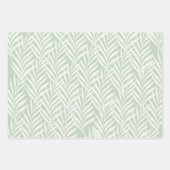 パステルエレガントエキゾチックなパ離れームパターン ラッピングペーパーシート (正面2)