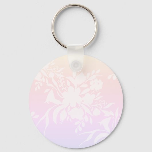 パステルエレガントカラーのノートパソコンスタイル キーホルダー (正面)